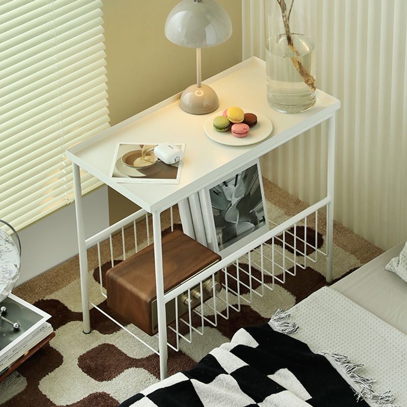 Open Storage Bedside Cabinet Contemporary Night Table for Bedroom