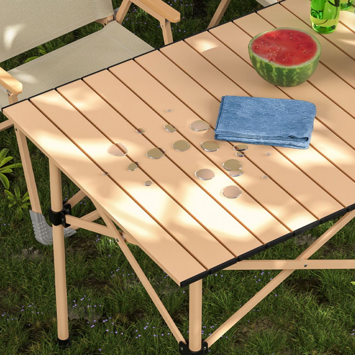 Contemporary Aluminum Camping Table Removable Folding Camping Table