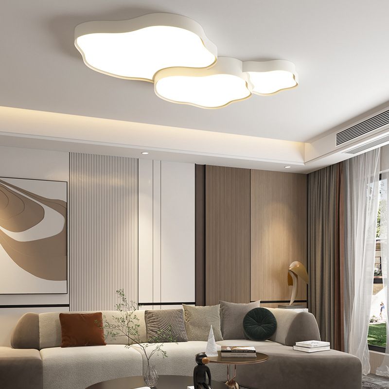 Cloud Shape Flush Mount Light Fixtures Modern Flush Mount Ceiling Light