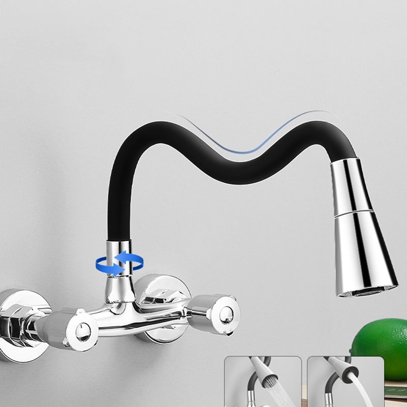 Modern Universal Tube One Handle Kitchen Faucet High Arch Water Filler