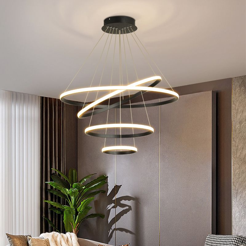 Modern Chandelier Lighting Fixture Multi-tier Chandelier Pendant Light for Dining Room