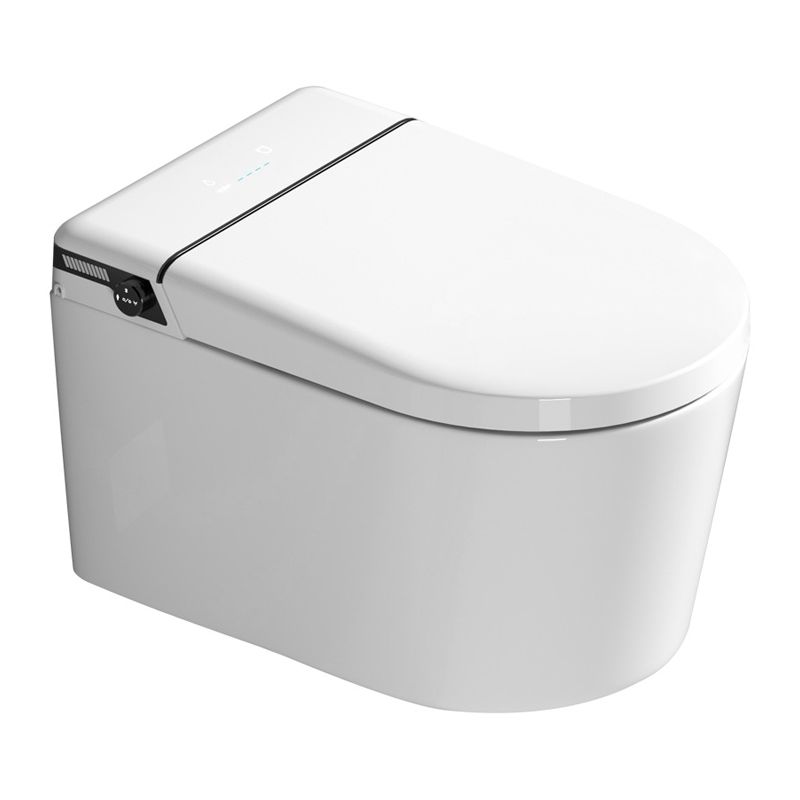 All-In-One Wall Mount Toilet Porcelain Contemporary Toilet Bowl