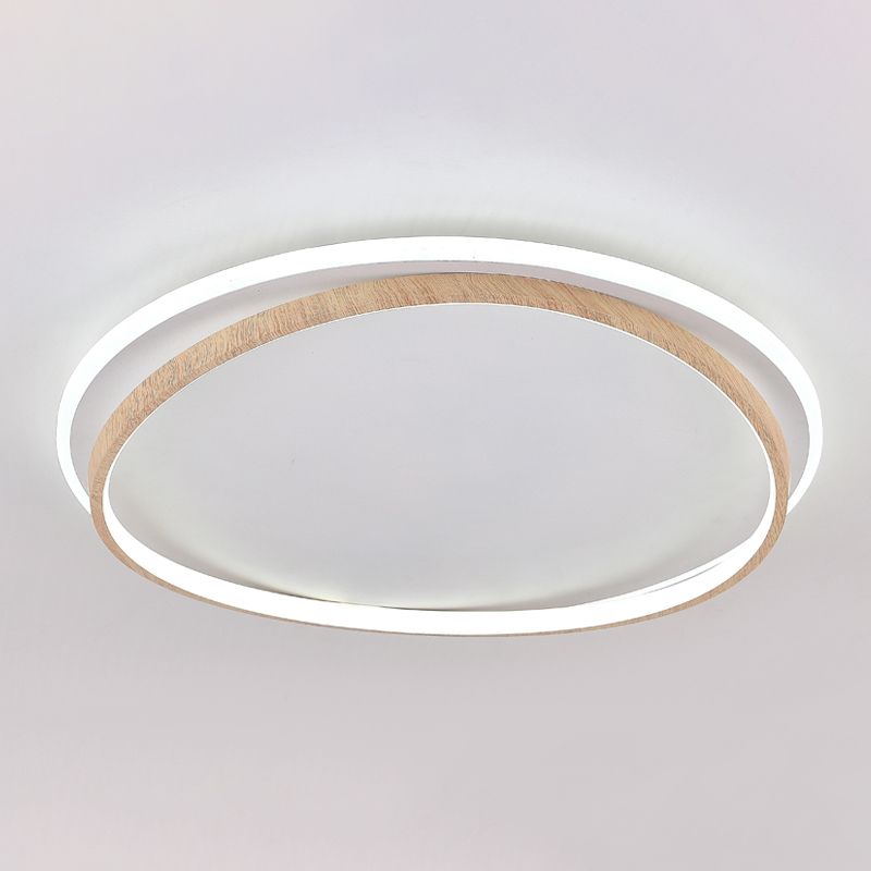 Modern Minimalist Flush Mount Light Fixtures Circle Flush Light for Kids Room