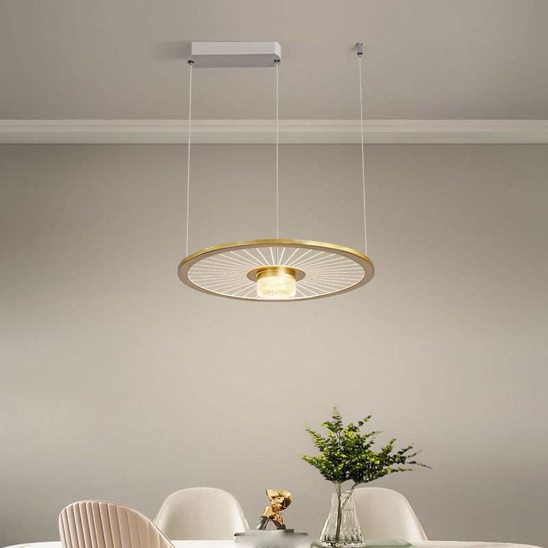 Modern Metal Chandelier Round Shape LED Chandelier Pendant for Living Room