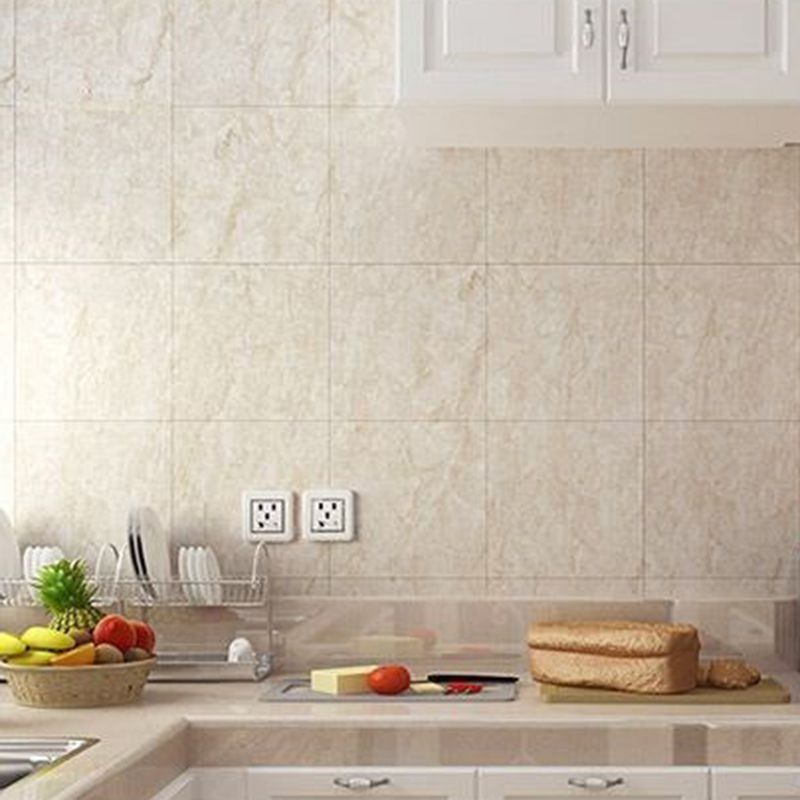 Modern Peel and Stick Backsplash Wall Tile PVC Peel and Stick Wallpaper