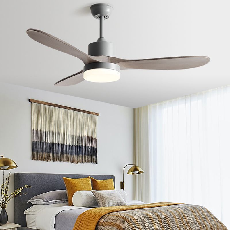 Fan Shape Metal Ceiling Fan Kid Style 1 Light Ceiling Mount Fans Fixtures for Living Room