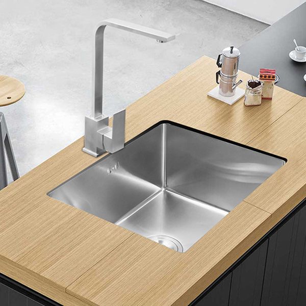 Single Bowl Kitchen Sink Stainless Steel Kitchen Sink with Rectangle Shape