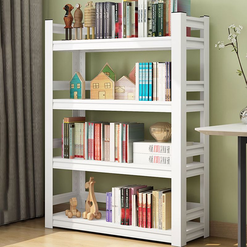 Metal Bookshelf, Multi Tiers Contemporary Bookcase for Living Room