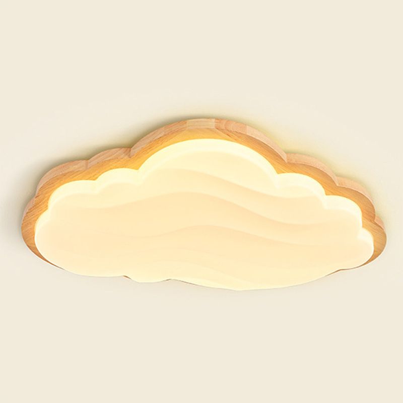 Cloud Shape Ceiling Mount Light LED Ceiling Light with Acrylic Shade for Bedroom