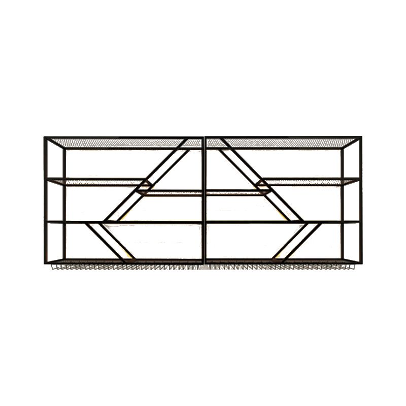 Modern Simple Wine Rack Iron Shelf Wall Mounted Wine Rack for Bar