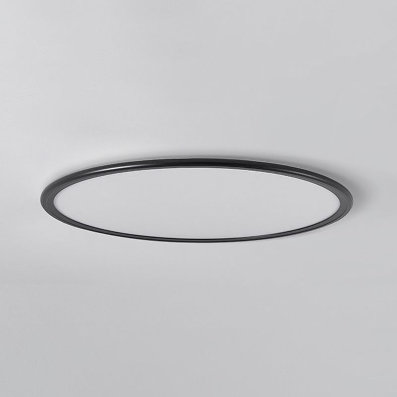 Modern Style Acrylic Flush Ceiling Light Fixtures Circle 1-Light Flush Light