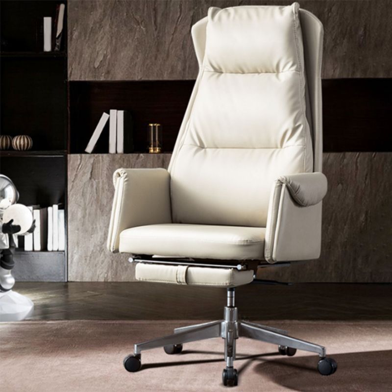 Contemporary Leather Executive Chair Swivel Managers Chair for Office