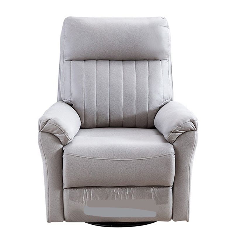 Contemporary Standard Recliner with Arm Storage and Back Movement