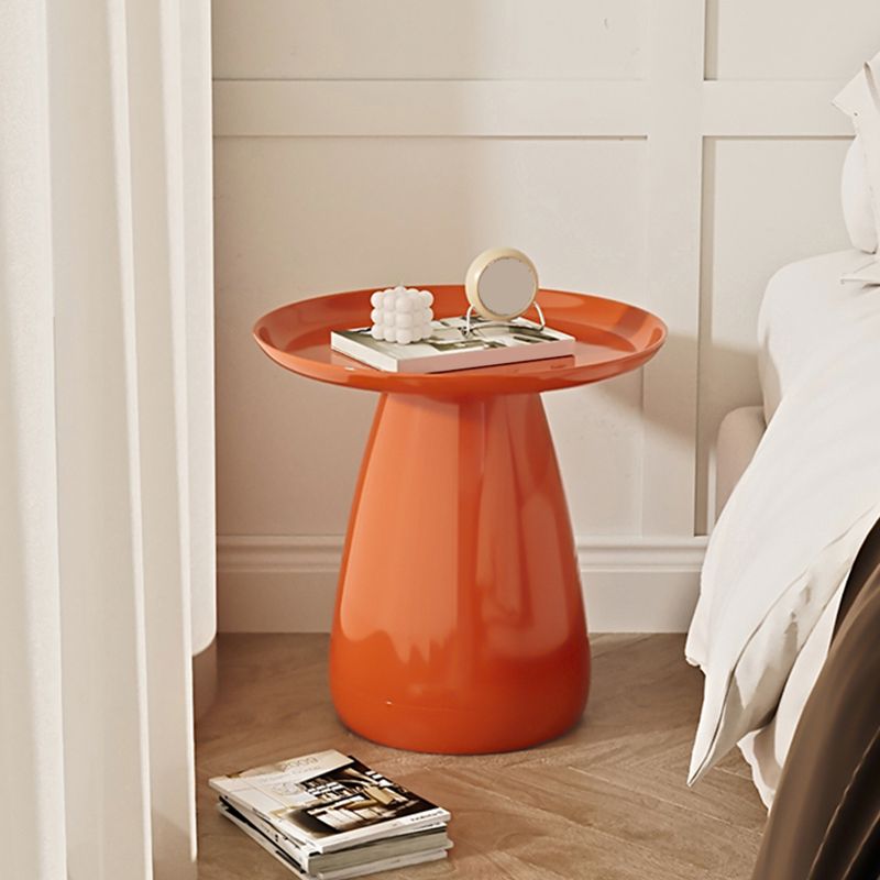 Modern Acrylic Nightstand Lower Shelf Bedside Cabinet for Bedroom