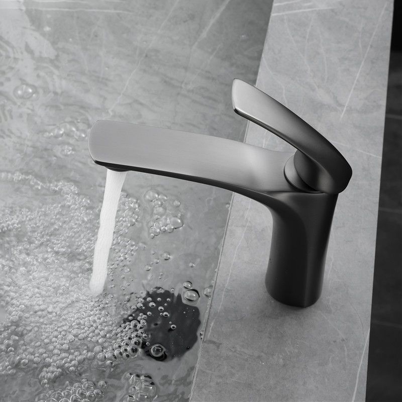 Modern Style Centerset Faucet Lever Handles Faucet for Bathroom