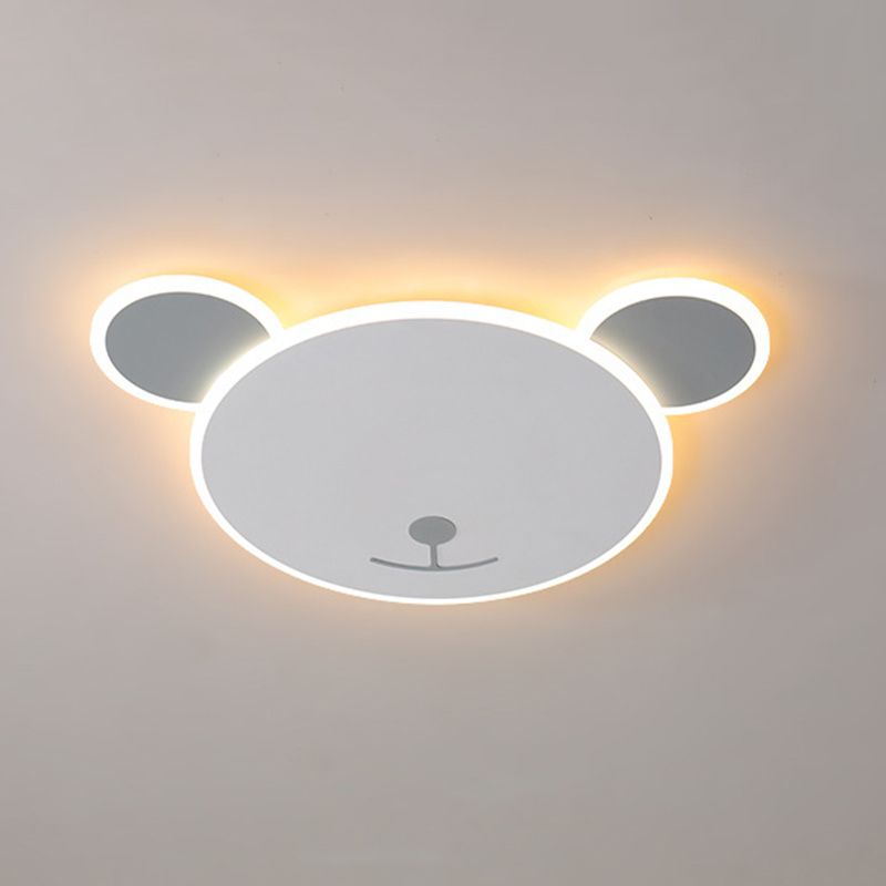 LED Flush Mount Lighting Modern Ceiling Light White for Bedroom