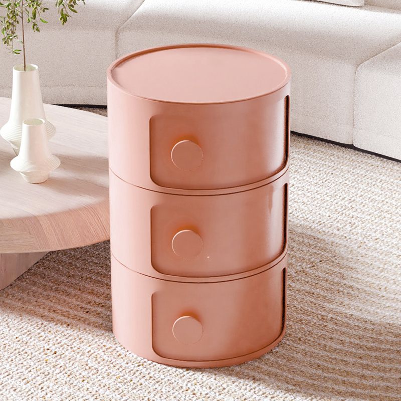 Modern Creative Bedside Cabinet Plastic Nightstand for Living Room