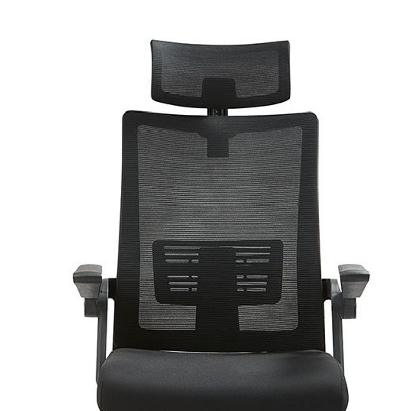 Black Nylon Modern Conference Chair Mid-Back and High Back Mesh Office Chair