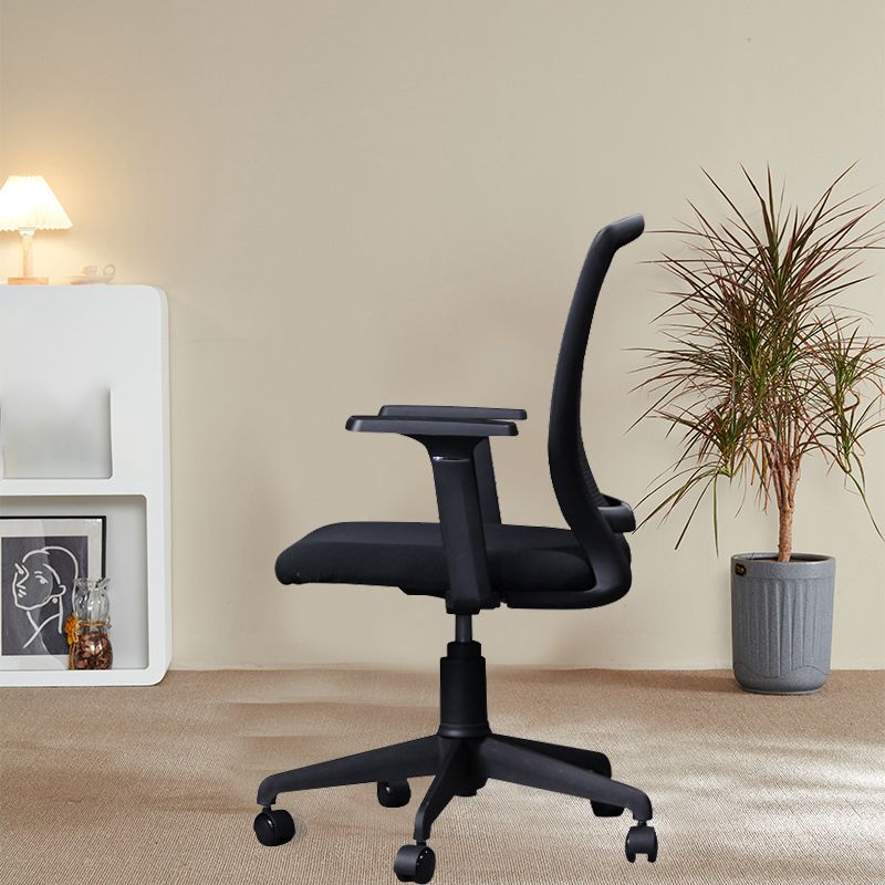 Fixed Arms Modern Office Chair Tilt Mechanism No Distressing Ergonomic Desk Chair