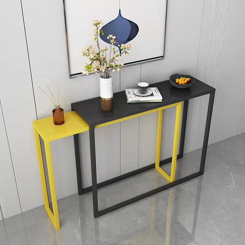 Scratch Resistant Ironcraft Rectangle Console Table Contemporary Accent Table