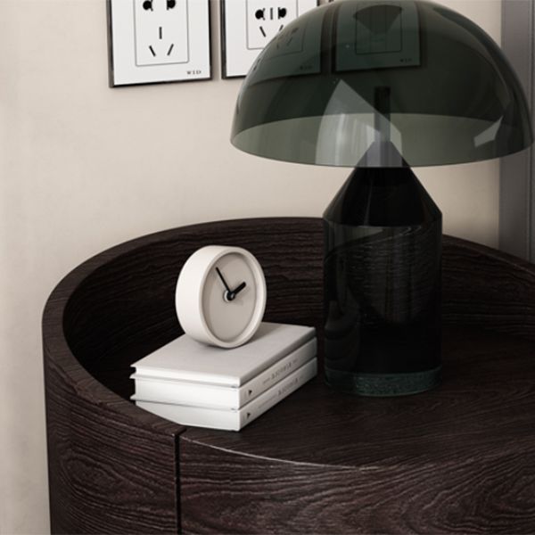 Wooden Bed Nightstand Classic Modern Bedside Cabinet with Drawers