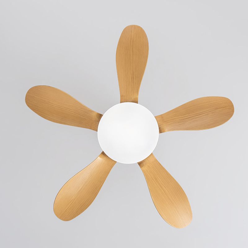 Nordic Style Ceiling Fan Lamp Circle Shape Ceiling Fan Light for Living Room