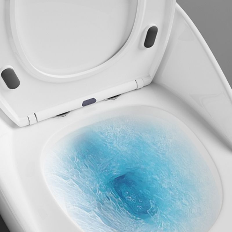 Contemporary Floor Mounted Flush Toilet Siphon Jet Toilet Bowl for Washroom