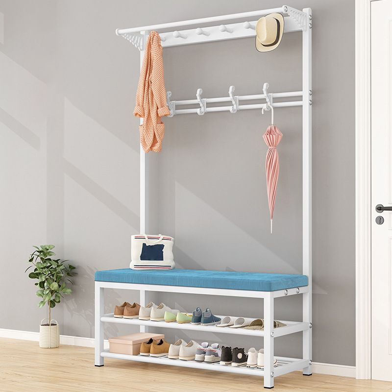 12.99 Inch Wide Industrial Cushioned Bench Foam Bench with Shoe Storage