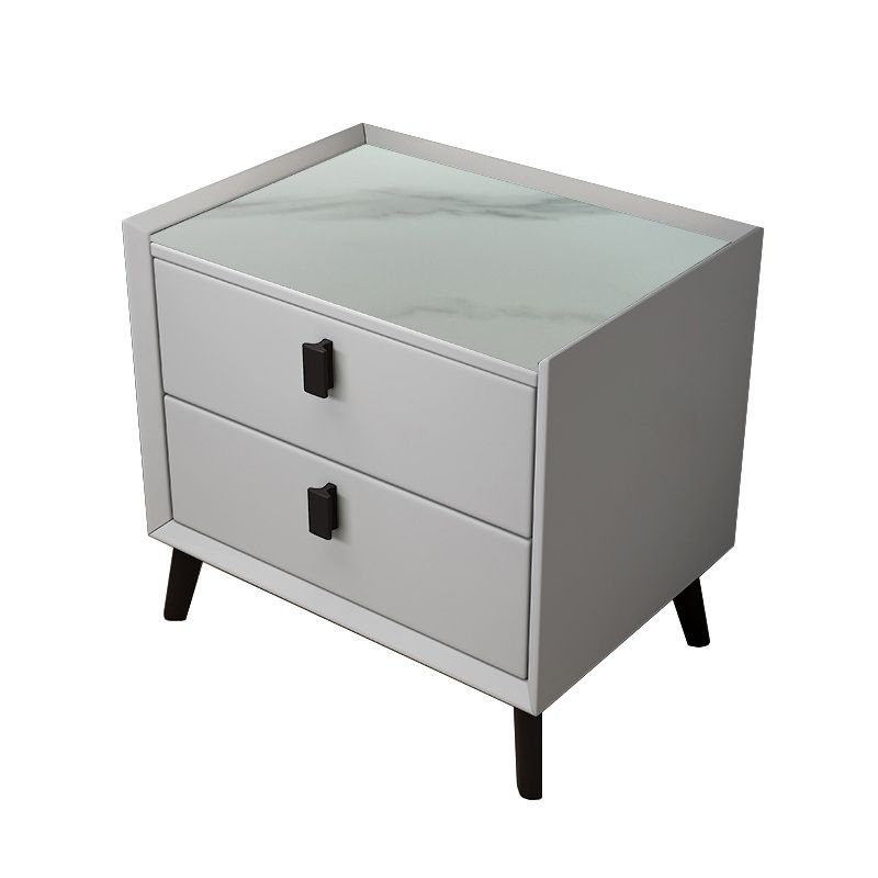 Drawer Storage Night Table Contemporary Bed Nightstand for Bedroom