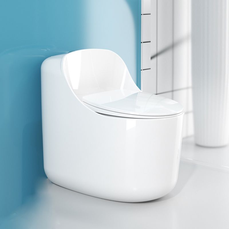 Modern Ceramic Flush Toilet Floor Mounted Urine Toilet with Seat for Washroom