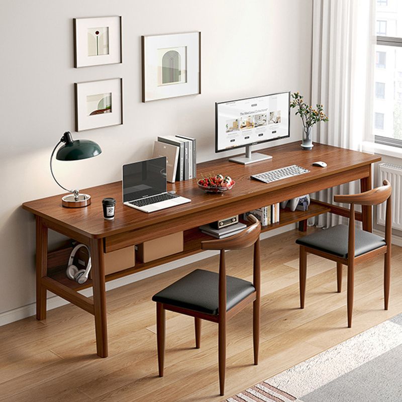 Rectangular Engineered Wood Office Desk Modern Style Writing Desk