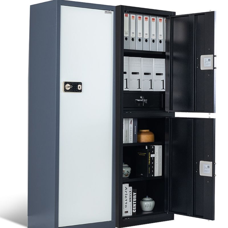 Modern File Cabinet Steel Frame Key Lock Lateral File Cabinet for Office