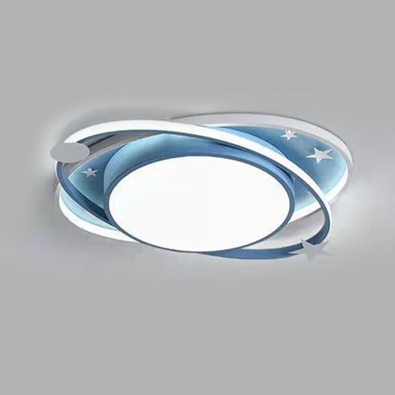 LED Ceiling Mount Light Children Ceiling Lamp with Acrylic Shade for Kindergarten