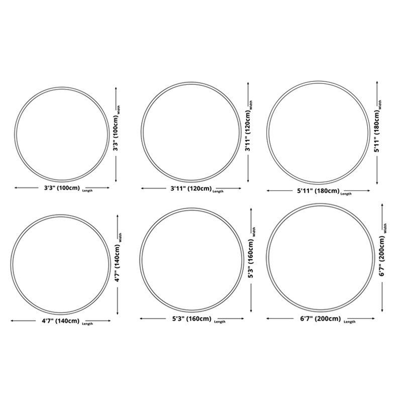 Minimalistische Neuheit Form Teppich Moderner Innenteppich Polyester Fleckenfester Teppich für Wohnzimmer