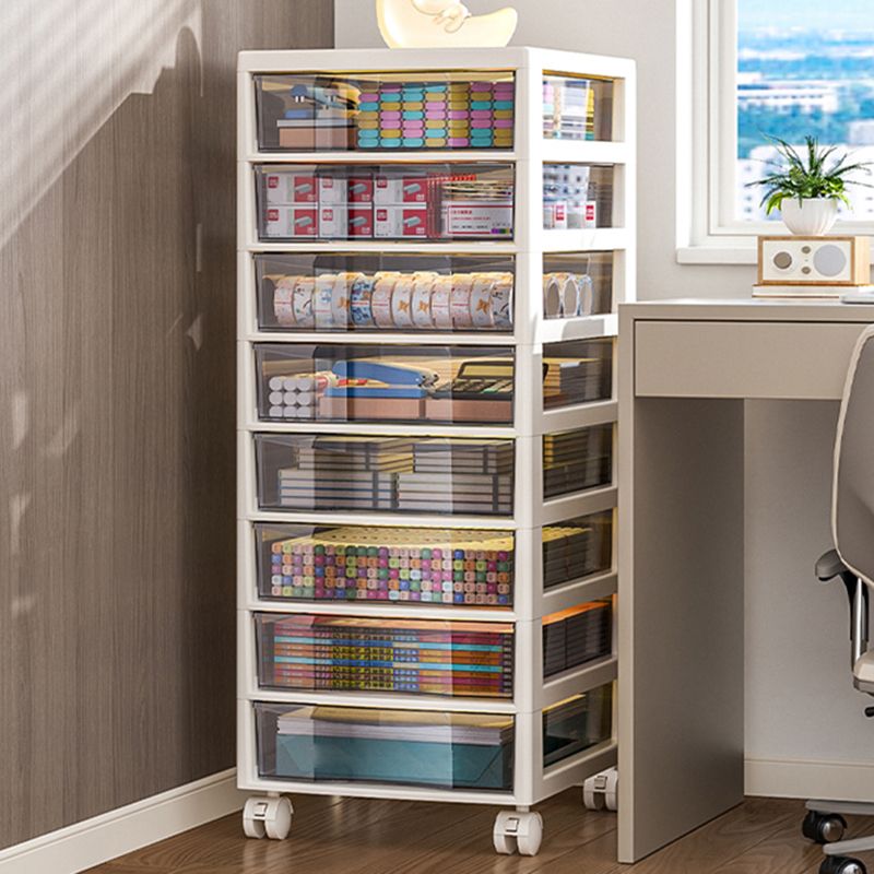 Modern Plastic File Cabinet Storage Drawers Filing Cabinet for Office