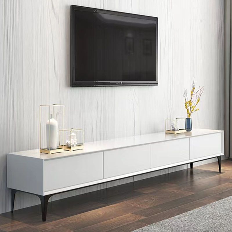 Contemporary Media Console 3/4 Drawers Media Console TV Stand