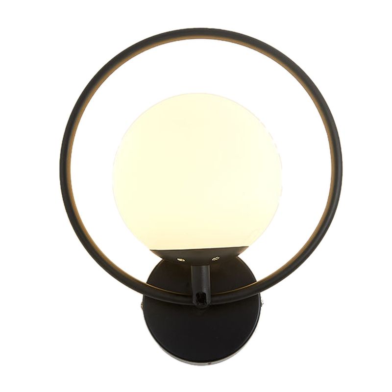 Nordic Style Glass Vanity Light Ball Shape Vanity Lamp for Shower Room