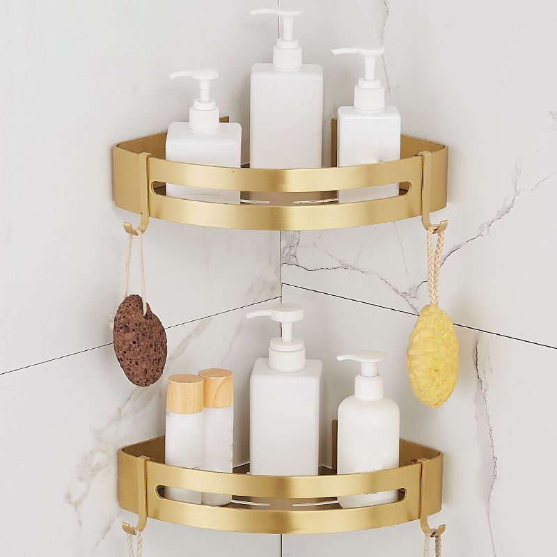 Modern Gold Bathroom Accessory Kit Towel Bar Bath Shelf Bath Hardware Set