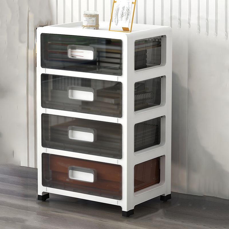 Modern Acrylic Cabinet Drawers and Pedestal Filing Cabinet for Home Office