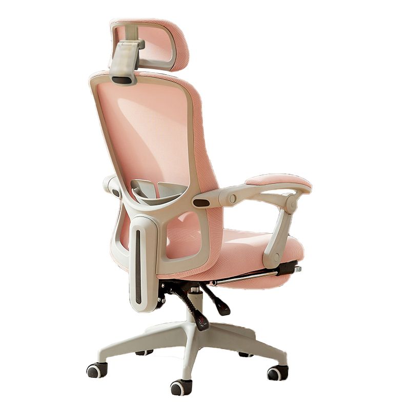 Modern Office Chair Tilt Mechanism No Distressing Ergonomic Desk Chair with Wheels