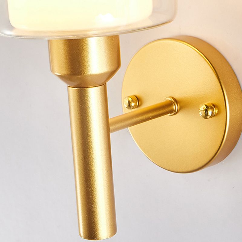 Modern Simple Iron Vanity Light Cylinder Shape Vanity Lamp for Shower Room