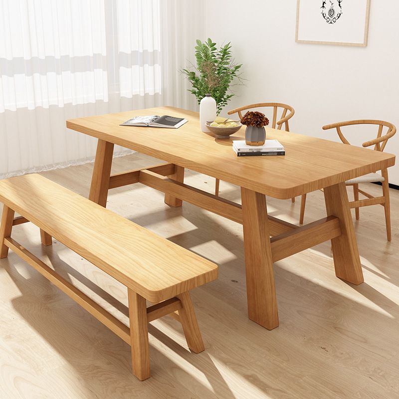 Modern 1/2/5/7 Pieces Dining Sets Solid Wood Dining Table and Chairs