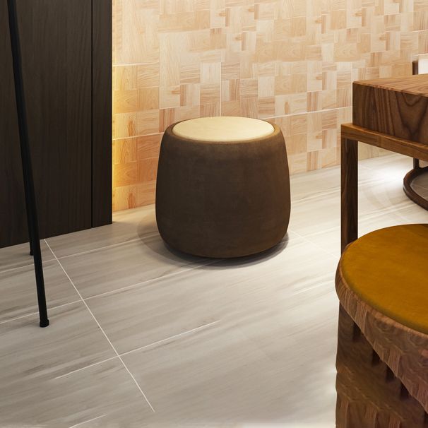 Rectangular Ceramic Matte Floor and Wall Tile Patterned Bathroom Floor