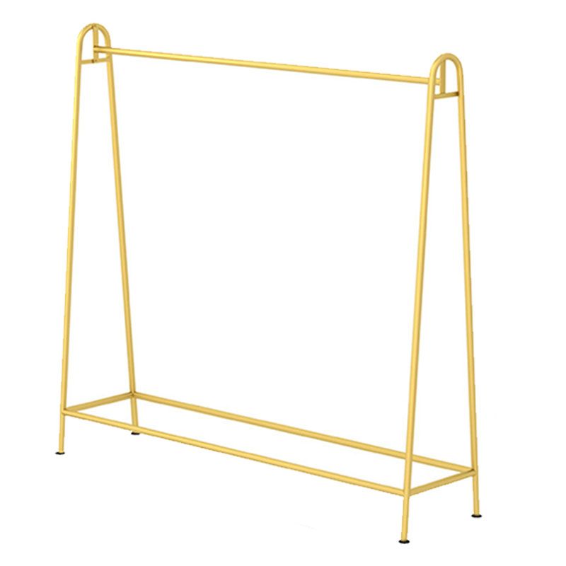 Metal Modern Coat Hanger Hanging Rail Coat Rack Entryway Kit in Gold