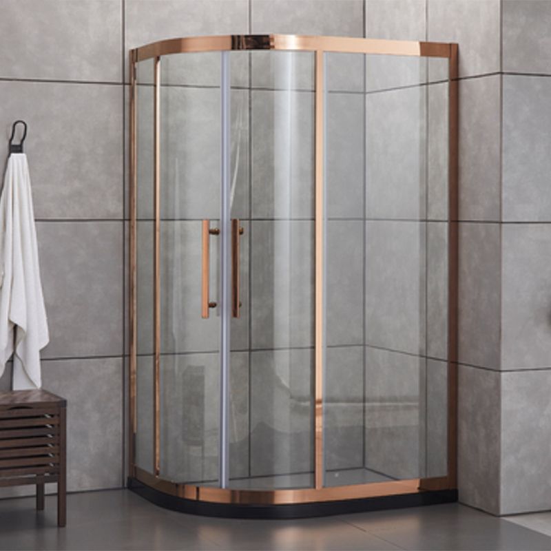 Stainless Steel Shower Enclosure Neo-Round Shower Enclosure on Corner