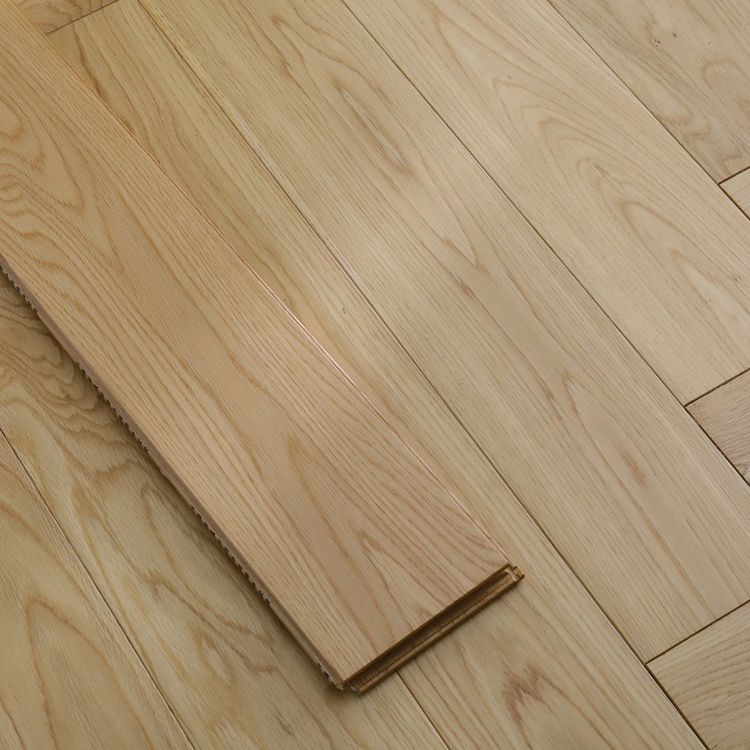 Modern Solid Wood Flooring Pure Color Interlocking Plank Flooring