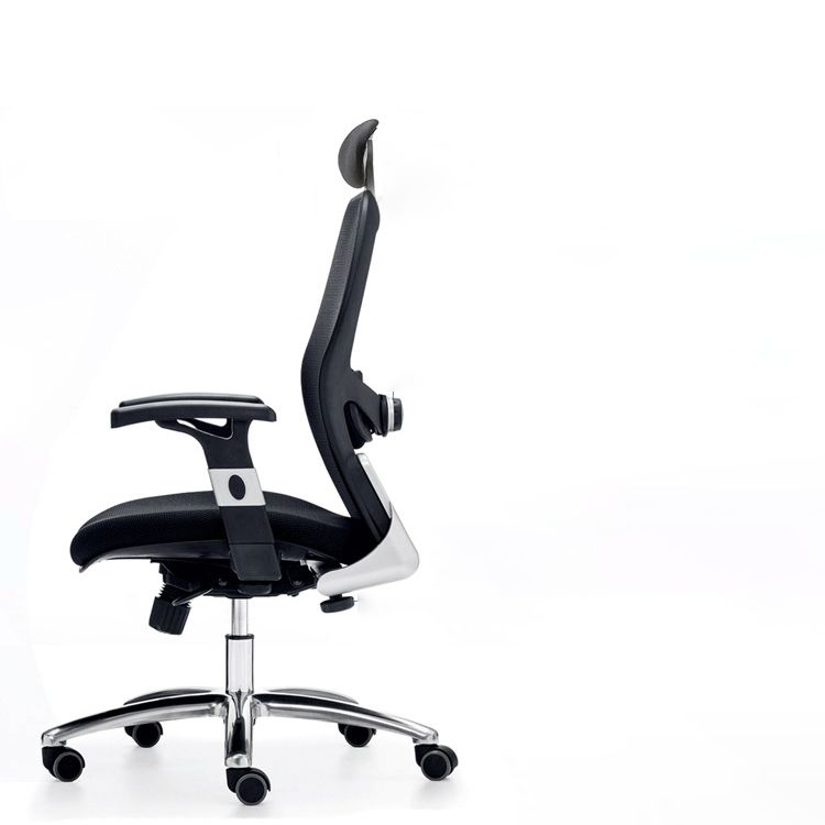 Black Contemporary Desk Chair Breathable AirGrid Office Chair