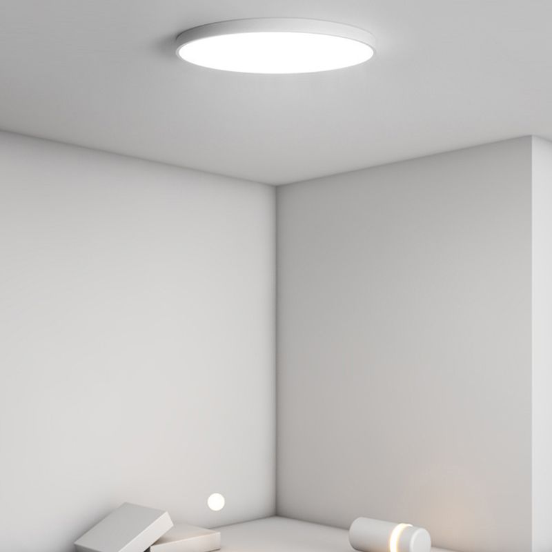 White LED Ceiling Light Contemporary Flush Mount Lighting for Hallway