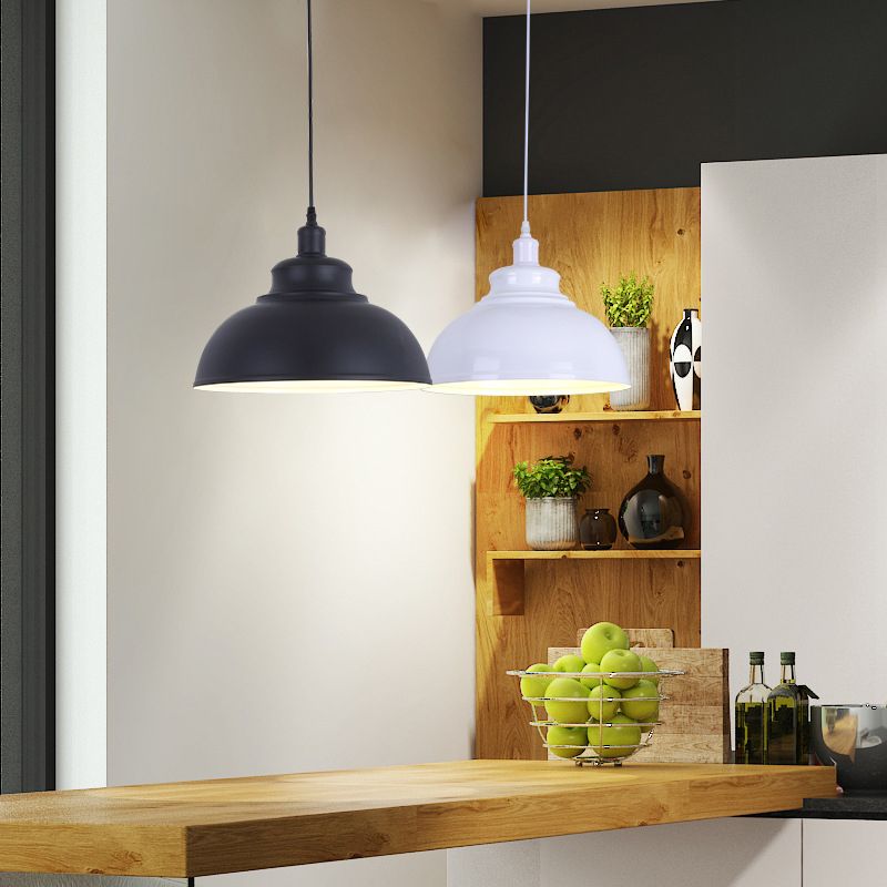 1 hoofd plafond hanglamp postmodern metalen plafondlicht voor eetkamer slaapkamer