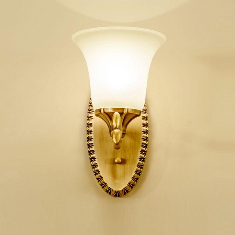 Unique Shape Wall Light Fixture Modern Wall Mounted Lighting in Gold Finish